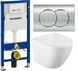 Комплект 5в1: Инсталляция Geberit DUOFIX PRO + Безободковый подвесной унитаз Volle AMADEUS 2.0 Vortice 3027440263 фото 1