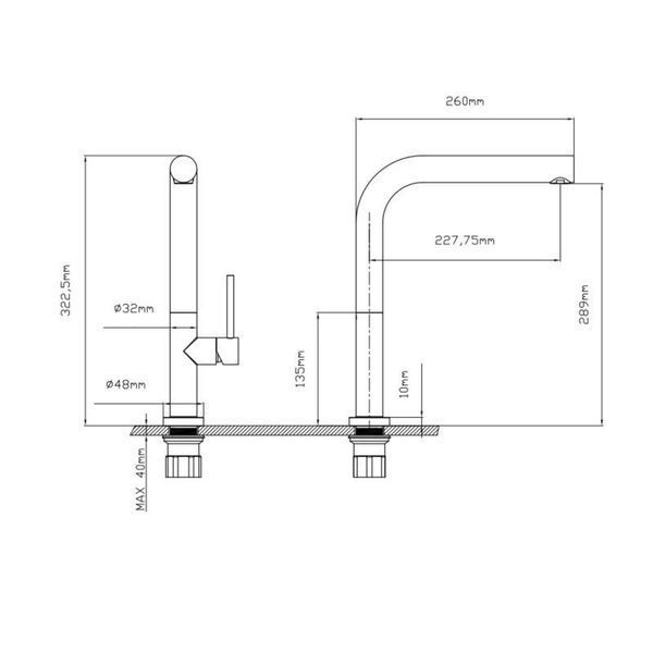 Смеситель для кухни Qtap Zdenek QTZDN9032103FC SD00042912 фото