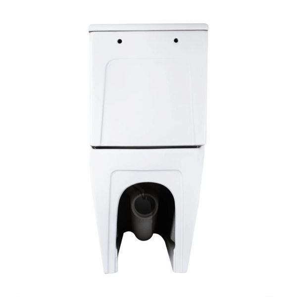 Унітаз підлоговий Qtap Vlasta Ultra Quiet безобідковий з сидінням Soft-close WHITE QT28228300W 2333998868 фото