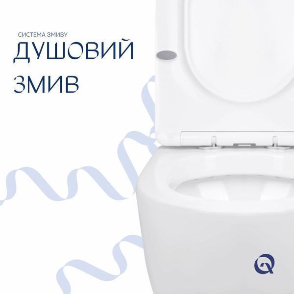 Унітаз-компакт Qtap Jay з сідінням Soft-close QT07222176W SD00036223 фото