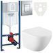 Комплект 5в1: Инсталляция Grohe Rapid + Безободковый Подвесной унитаз VOLLE AMADEUS Tornado + клавиша хром KOER 2992854944 фото 1