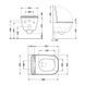 Унитаз подвесной Qtap Tern с сиденьем Soft-close QT1733052EUQW SD00050772 фото 12