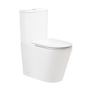 Унитаз-компакт Qtap Scorpio безободочный Ultra Quiet с сиденьем Soft-close QT14222125AUQW SD00050897 фото