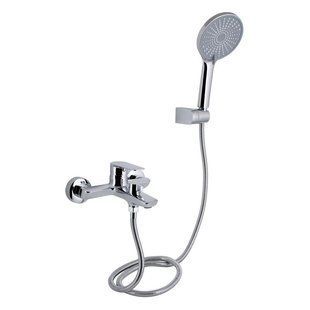 Змішувач для ванни Qtap Leo New (з душовим гарнітуром) QTLEO259CRM45563 Chrome 2356227920 фото