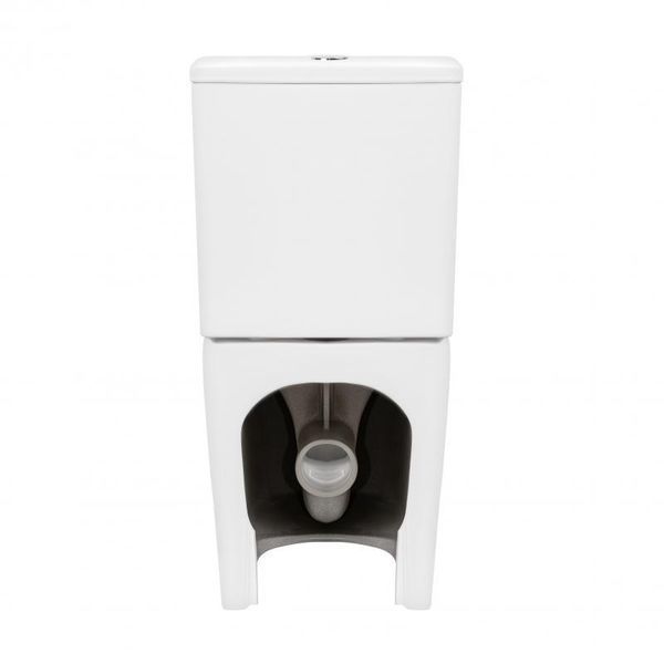 Унитаз-компакт Qtap Scorpio безободочный Ultra Quiet с сиденьем Soft-close QT14222125AUQW SD00050897 фото