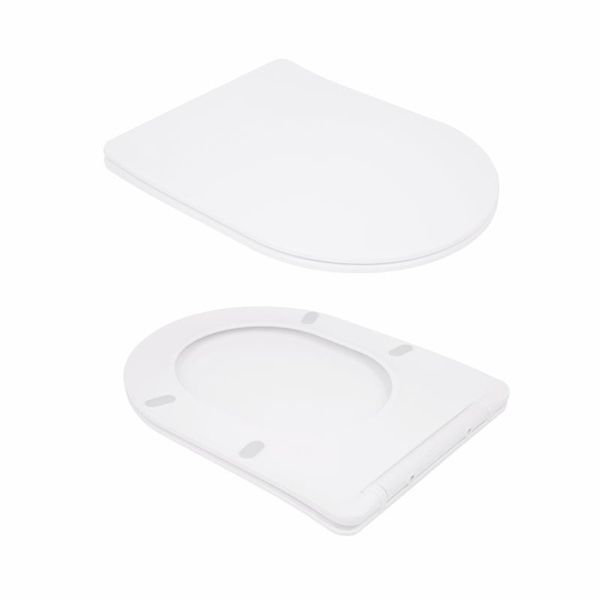 Унитаз-компакт Qtap Scorpio безободочный Ultra Quiet с сиденьем Soft-close QT14222125AUQW SD00050897 фото