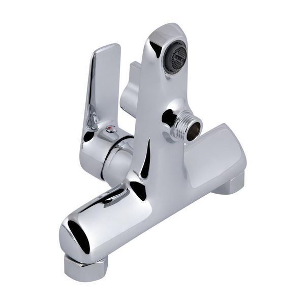 Змішувач для ванни Qtap Leo New (з душовим гарнітуром) QTLEO259CRM45563 Chrome 2356227920 фото