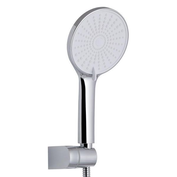 Змішувач для ванни Qtap Jay (з душовим гарнітуром) QTJAY259CRW45553 Chrome/White 2386489091 фото
