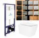 Комплект 5в1: Инсталляция Koller pool +Безободковый Подвесной унитаз Venta Flow Rimless + Клавиша CHROME MATT 2588952053 фото 1