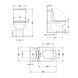 Унітаз підлоговий Qtap Grand Ultra Quiet безобідковий з сидінням Soft-close WHITE QT26228301W 2333998869 фото 2
