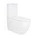 Унітаз підлоговий Qtap Grand Ultra Quiet безобідковий з сидінням Soft-close WHITE QT26228301W 2333998869 фото 1