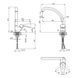 Смеситель для кухни Lidz (BLA) 40 87 007F-3 SD00031925 фото 8