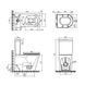 Унитаз-компакт Qtap Scorpio безободочный Ultra Quiet с сиденьем Soft-close QT14222125AUQW SD00050897 фото 2