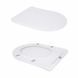 Унітаз підлоговий Qtap Grand Ultra Quiet безобідковий з сидінням Soft-close WHITE QT26228301W 2333998869 фото 7