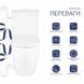 Унітаз підлоговий Qtap Grand Ultra Quiet безобідковий з сидінням Soft-close WHITE QT26228301W 2333998869 фото 3