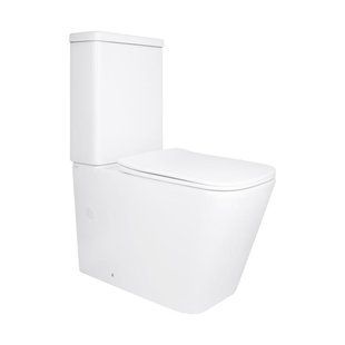 Унітаз підлоговий Qtap Stenava Rimless безобідковий з сидінням Soft-close WHITE QT27228303W 2333998870 фото