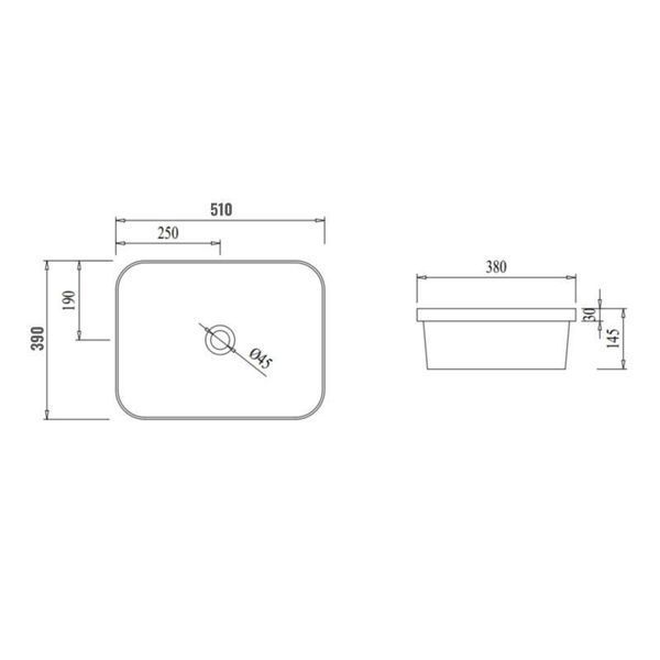 Раковина Qtap Scorpio 500х380х145 White QT1411K490WN 2358525206 фото