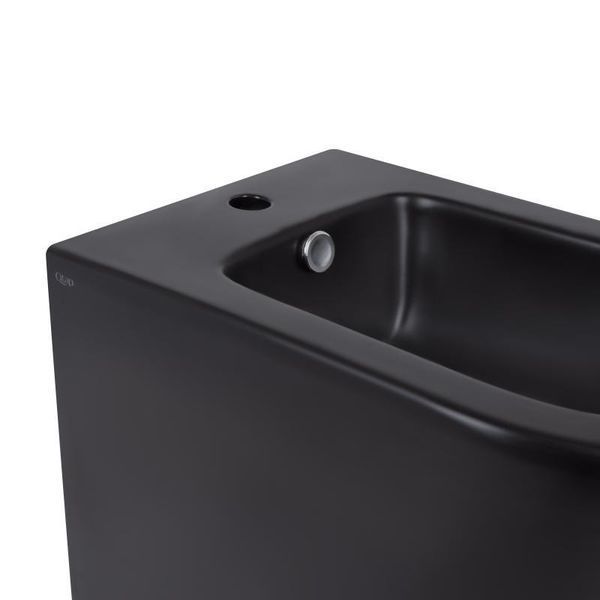 Биде напольное Qtap Scorpio 530x360x395 Matt black QT14441003CMB SD00042524 фото