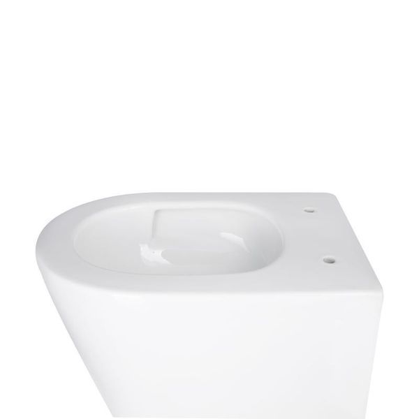 Унитаз подвесной Qtap Swan безободочный Ultra Quiet с сиденьем Soft-close QT16335179W SD00050900 фото