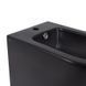 Биде напольное Qtap Scorpio 530x360x395 Matt black QT14441003CMB SD00042524 фото 11