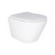 Унитаз подвесной Qtap Swan безободочный Ultra Quiet с сиденьем Soft-close QT16335179W SD00050900 фото 1