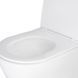 Унитаз подвесной Qtap Swan безободочный Ultra Quiet с сиденьем Soft-close QT16335179W SD00050900 фото 6