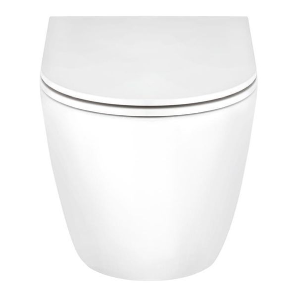 Унитаз подвесной Qtap Scorpio безободочный Ultra Quiet с сиденьем Soft-close QT1433053EUQW SD00050898 фото