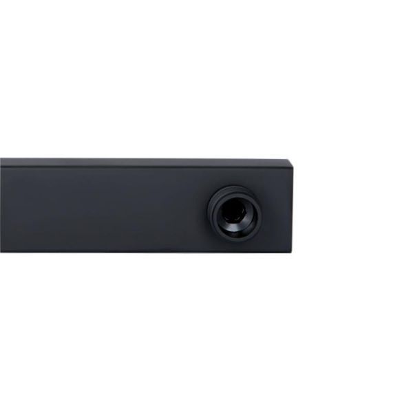 Кронштейн для верхнього душу Qtap Trubice 400 мм прямокутний QTTRU120BLM45929 Black Matt 2262497164 фото