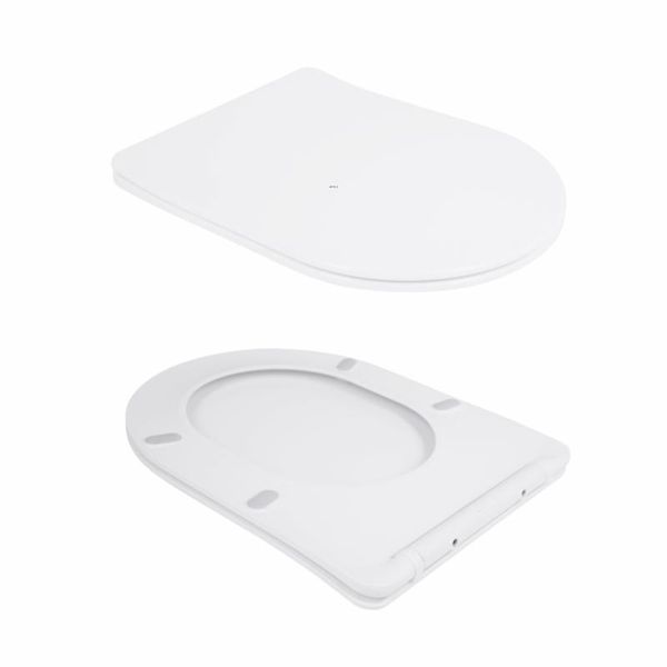 Унитаз подвесной Qtap Scorpio безободочный Ultra Quiet с сиденьем Soft-close QT1433053EUQW SD00050898 фото