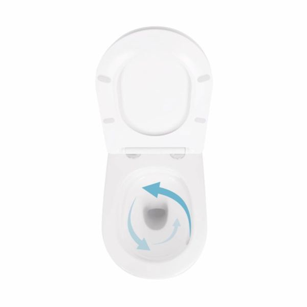 Унитаз подвесной Qtap Scorpio безободочный Ultra Quiet с сиденьем Soft-close QT1433053EUQW SD00050898 фото