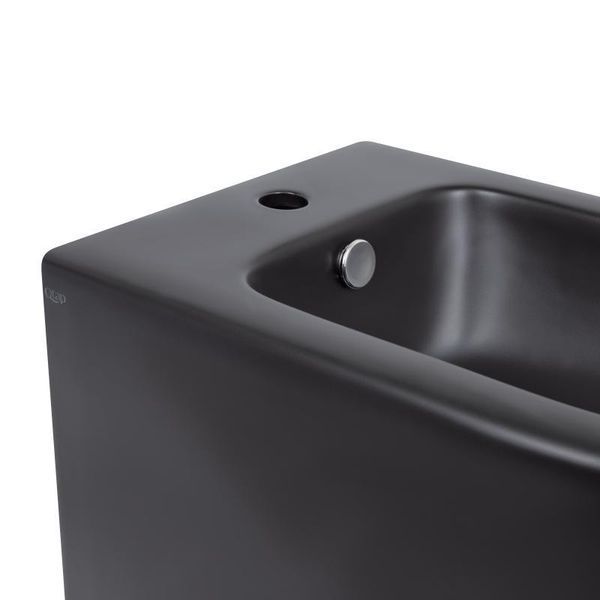 Биде напольное Qtap Robin 565x360x405 Matt black QT13442141CMB SD00043834 фото
