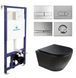 Комплект 5в1: Инсталляция Koller pool + Безободковый подвесной унитаз Newarc Modern + хром клавиша НА ВЫБОР DH N фото 1