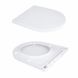 Унітаз підлоговий Qtap Dove Rimless безобідковий з сидінням Soft-close WHITE QT06228380BW 2333998871 фото 7