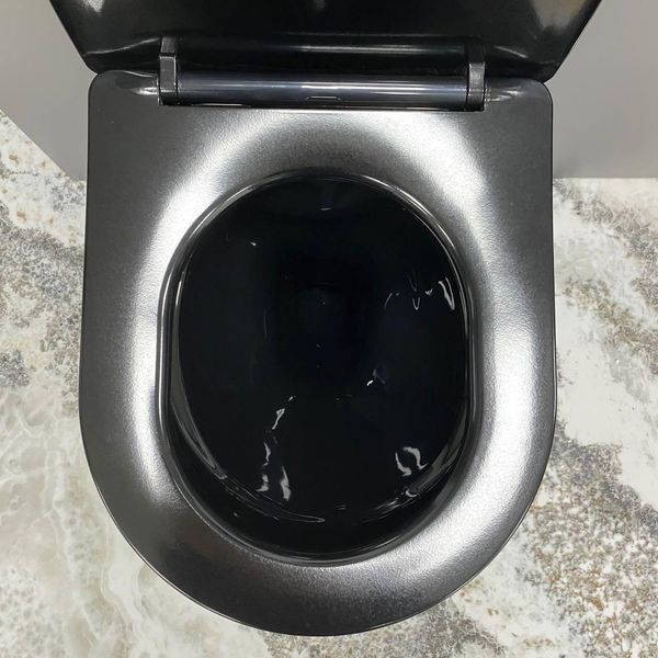 Подвесной унитаз VBI VULCANO BLACK GLOSSY 2524107467 фото