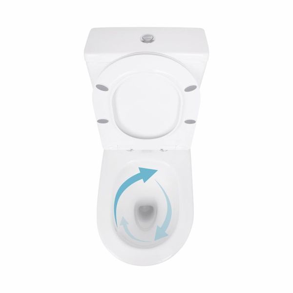 Унітаз підлоговий Qtap Jay Ultra Quiet з сидінням Soft-close 640x360x835 мм QT07222175TW White 2423169685 фото