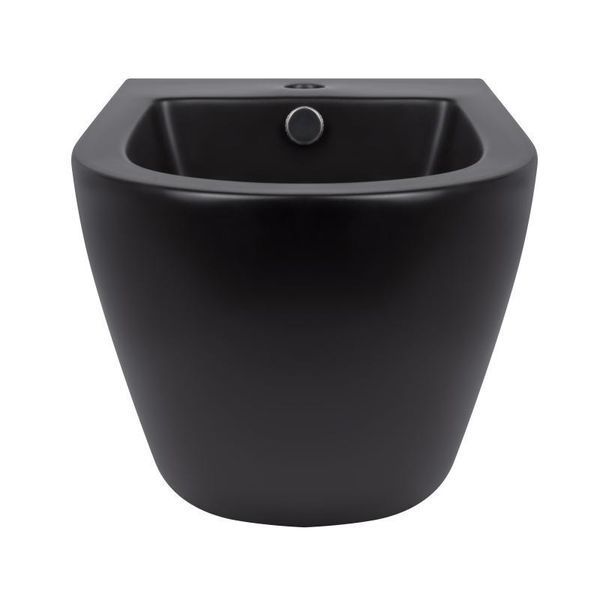 Биде подвесное Qtap Robin 495х370х325 Matt black QT1355046FMB SD00042545 фото