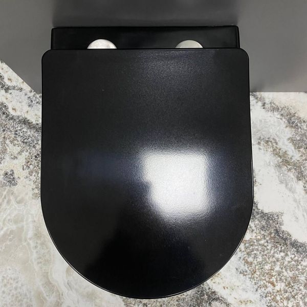 Подвесной унитаз VBI VULCANO BLACK GLOSSY 2524107467 фото