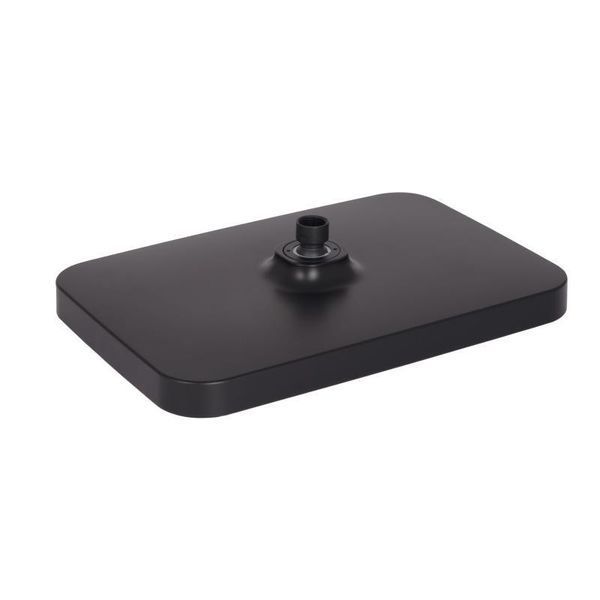 Лійка для верхнього душу Qtap Hlavova 330x330 мм прямокутна QTHLA107BLM45945 Black Matt 2262497168 фото