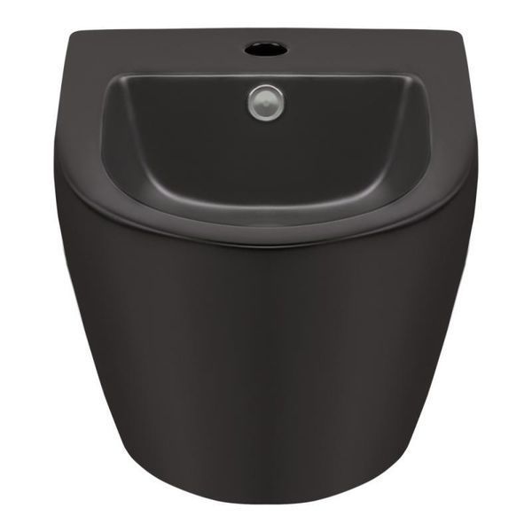 Биде подвесное Qtap Robin 495х370х325 Matt black QT1355046FMB SD00042545 фото