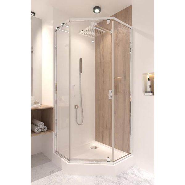 Душевая кабина Qtap Scorpio CRM10995-AC6 90х90 см, стекло Clear 6 мм без поддона. SD00039714 фото