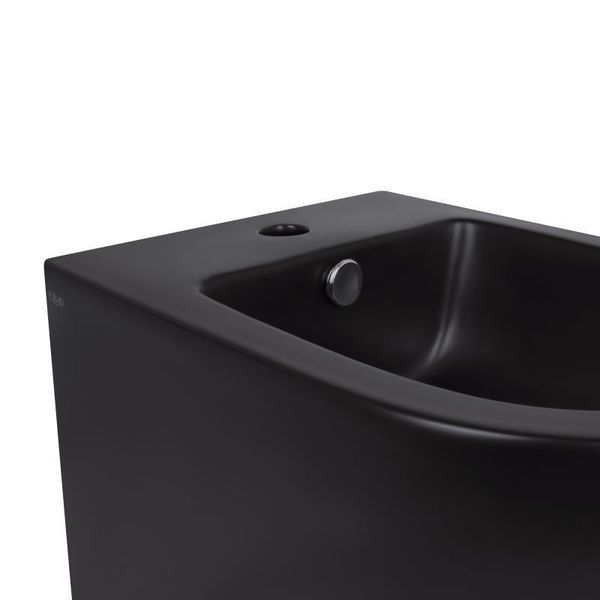 Биде подвесное Qtap Robin 495х370х325 Matt black QT1355046FMB SD00042545 фото