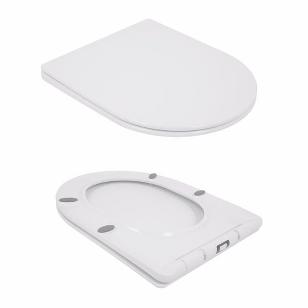 Унітаз підлоговий Qtap Jay Ultra Quiet з сидінням Soft-close 640x360x835 мм QT07222175TW White 2423169685 фото