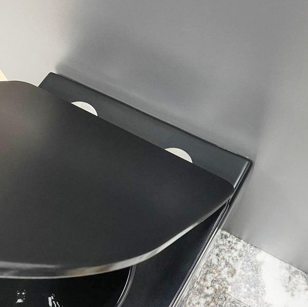 Подвесной унитаз VBI VULCANO BLACK GLOSSY 2524107467 фото