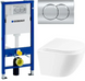 Комлект 5в1: Инсталляция Geberit DUOFIX PRO+Унитаз Venta Urban Rimless с сиденьем Slim Duroplast/ Soft-cl GEVU фото 1