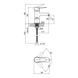 Смеситель для раковины Lidz (BLA) 14 43 001F SD00041282 фото 8