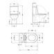 Унітаз підлоговий Qtap Jay Ultra Quiet з сидінням Soft-close 640x360x835 мм QT07222175TW White 2423169685 фото 3