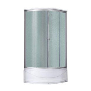 Гідромасажний бокс Lidz Tani SBM100x100.SAT.HIGH.FR, скло Frost 4 мм SD00039867 фото