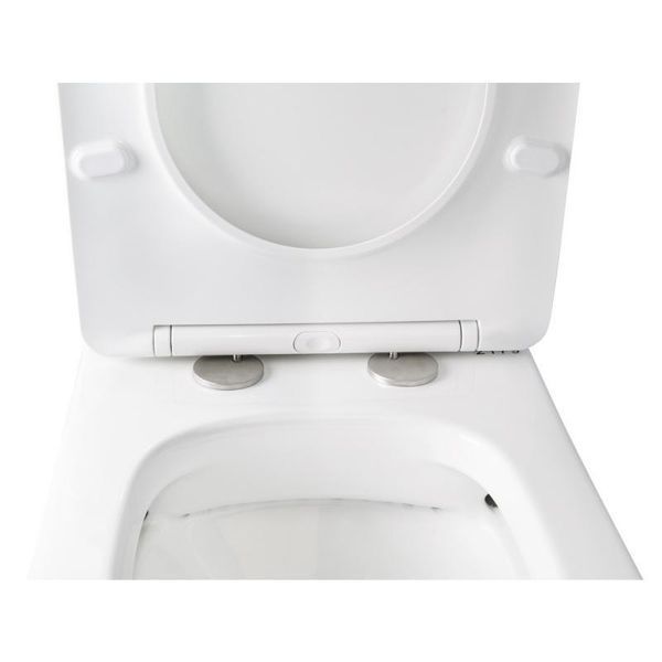 Унитаз-компакт Qtap Stork безободковый с сиденьем Soft-close QT15222179W SD00036226 фото