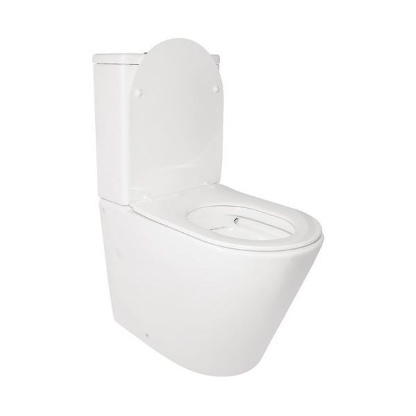Унитаз-компакт Qtap Stork безободковый с сиденьем Soft-close QT15222179W SD00036226 фото
