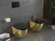 Подвесной унитаз MEXEN LENA GOLD BLACK MATT * 2523700195 фото 2